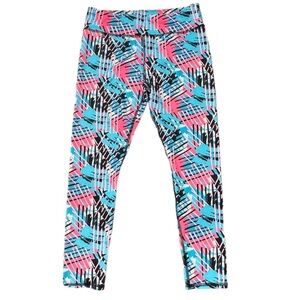 New! Athletic Works Girls Size L (10-12) Bright Leggings